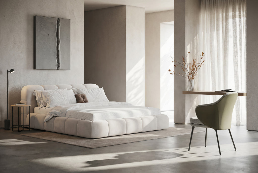 Minimalist Low-profile Fabric Bed DB-1003