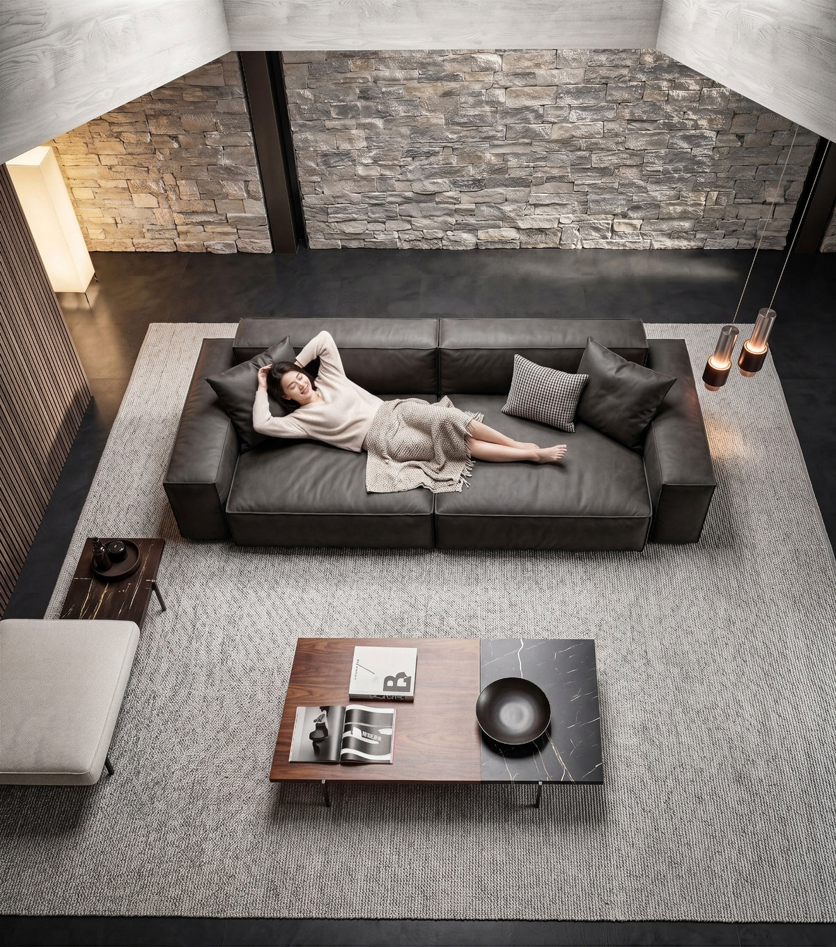 Contemporary Modular Fabric Sofa, Luxury Living Room Sectional Couch For Residential Project 675#