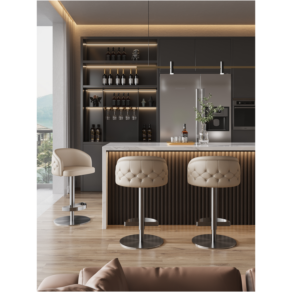 Adjustable Height Short Counter Stool