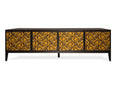 Opulent Floral-Patterned TV Cabinet