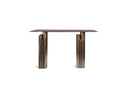 Luxury Metallic-Base Console Table
