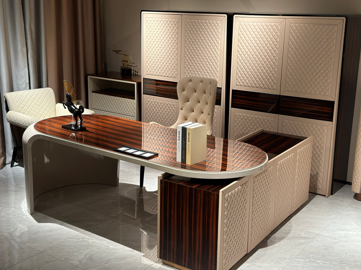Luxury Curve Wooden Executive Desk
