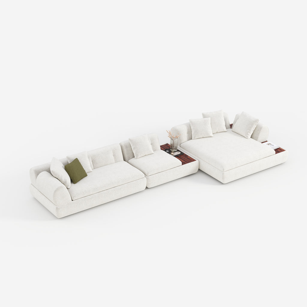 Super moon Sofa, Modern Living Room Upholstered Corner Sofa 920#
