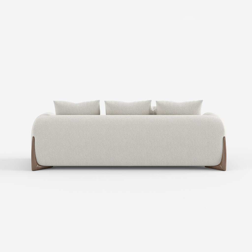 Modern Light Grey Fabric Sectional Sofa, Minimalist Upholstered Corner Sofa for Home 950#