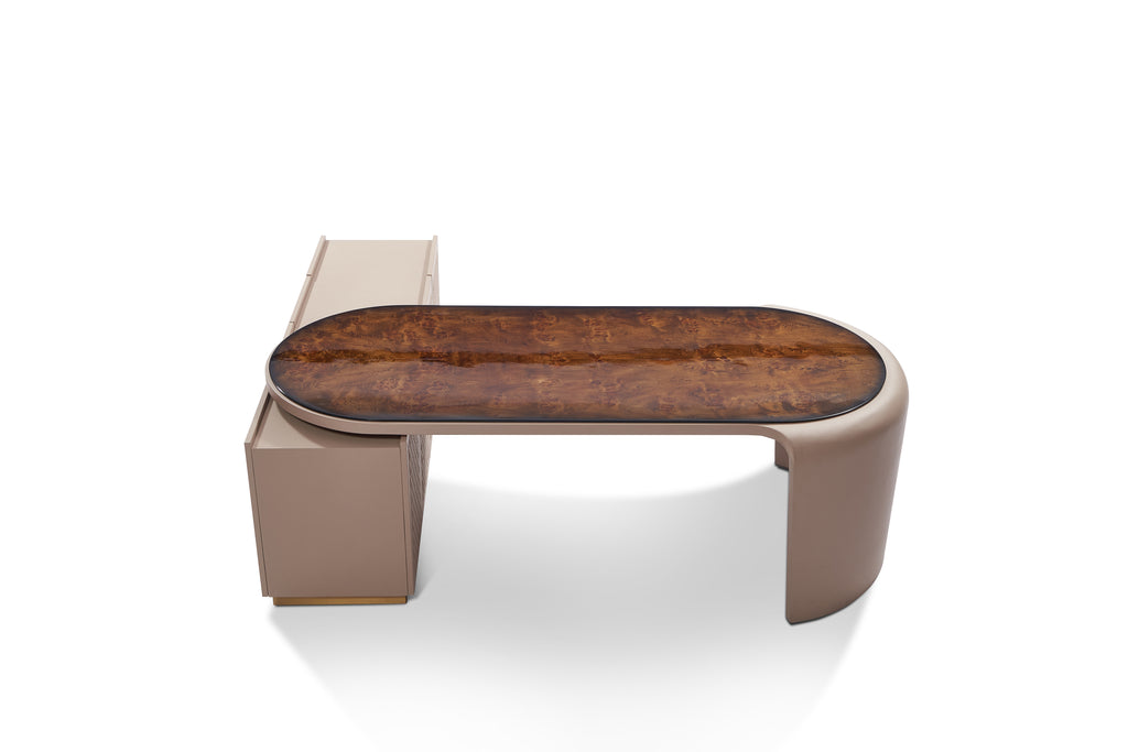 Luxury Curve Wooden Executive Desk