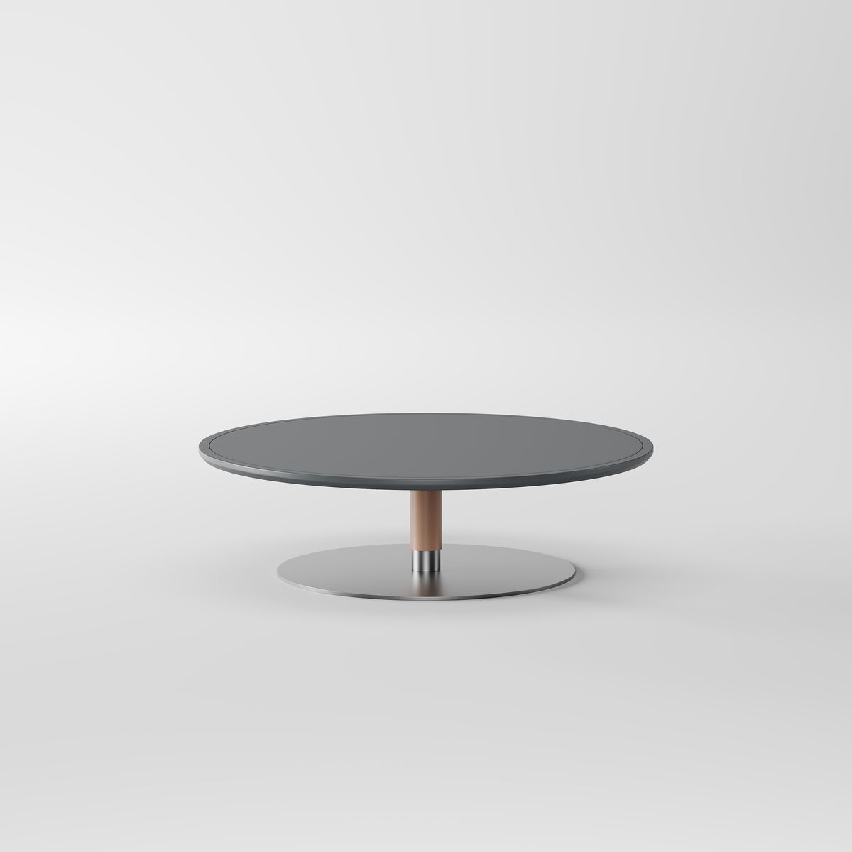 Simple Single Round Metal Coffee Table for Leisure Space CT-1008