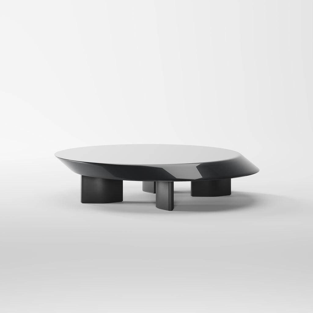 Irregular Curved Low-profile Coffee Table for Villa Project CT-1010
