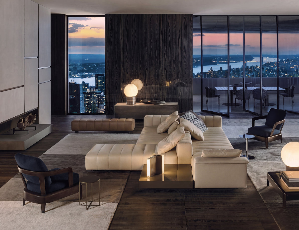 Custom Upholstered Sofa Set for Luxury Lobby Project SF-1029