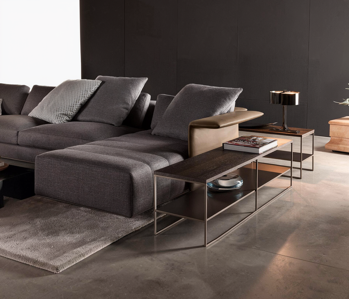 Custom Upholstered Sofa Set for Luxury Lobby Project SF-1029
