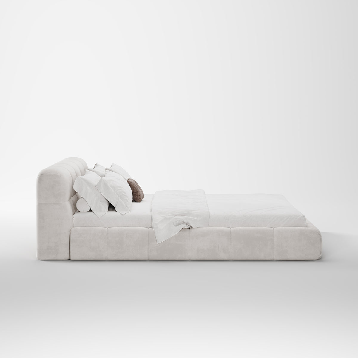 Minimalist Low-profile Fabric Bed DB-1003