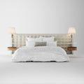 Classic Fabric Headboard Bed DB-1004