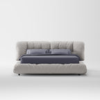 Plush Fluffy Upholstered Platform Bed DB-1005