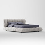 Plush Fluffy Upholstered Platform Bed DB-1005