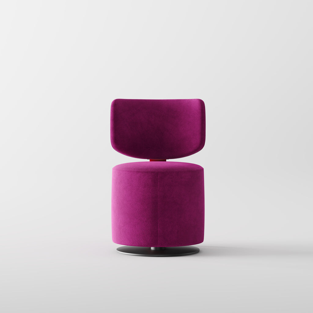 Vibrant Velvet Swivel Dining Chair DC-1001
