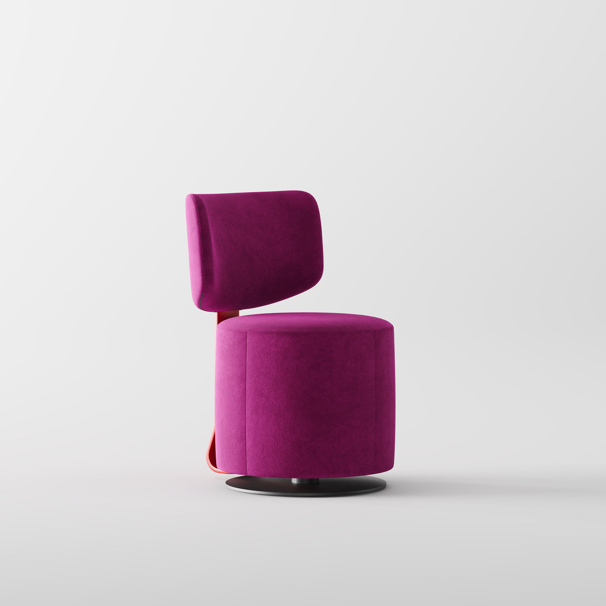 Vibrant Velvet Swivel Dining Chair DC-1001