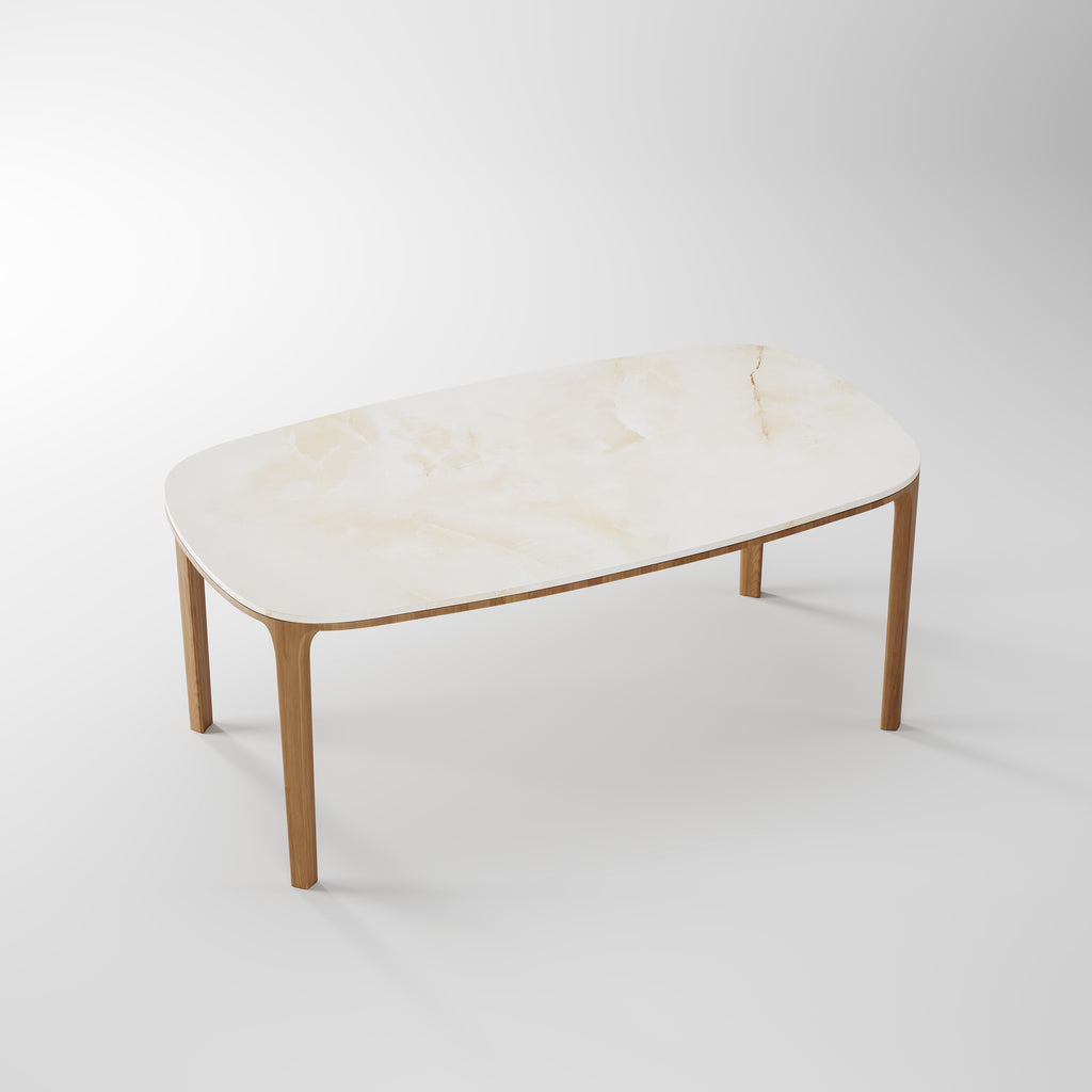 Light Solid Wood Simple Dining Table for Home Interior DT-2002