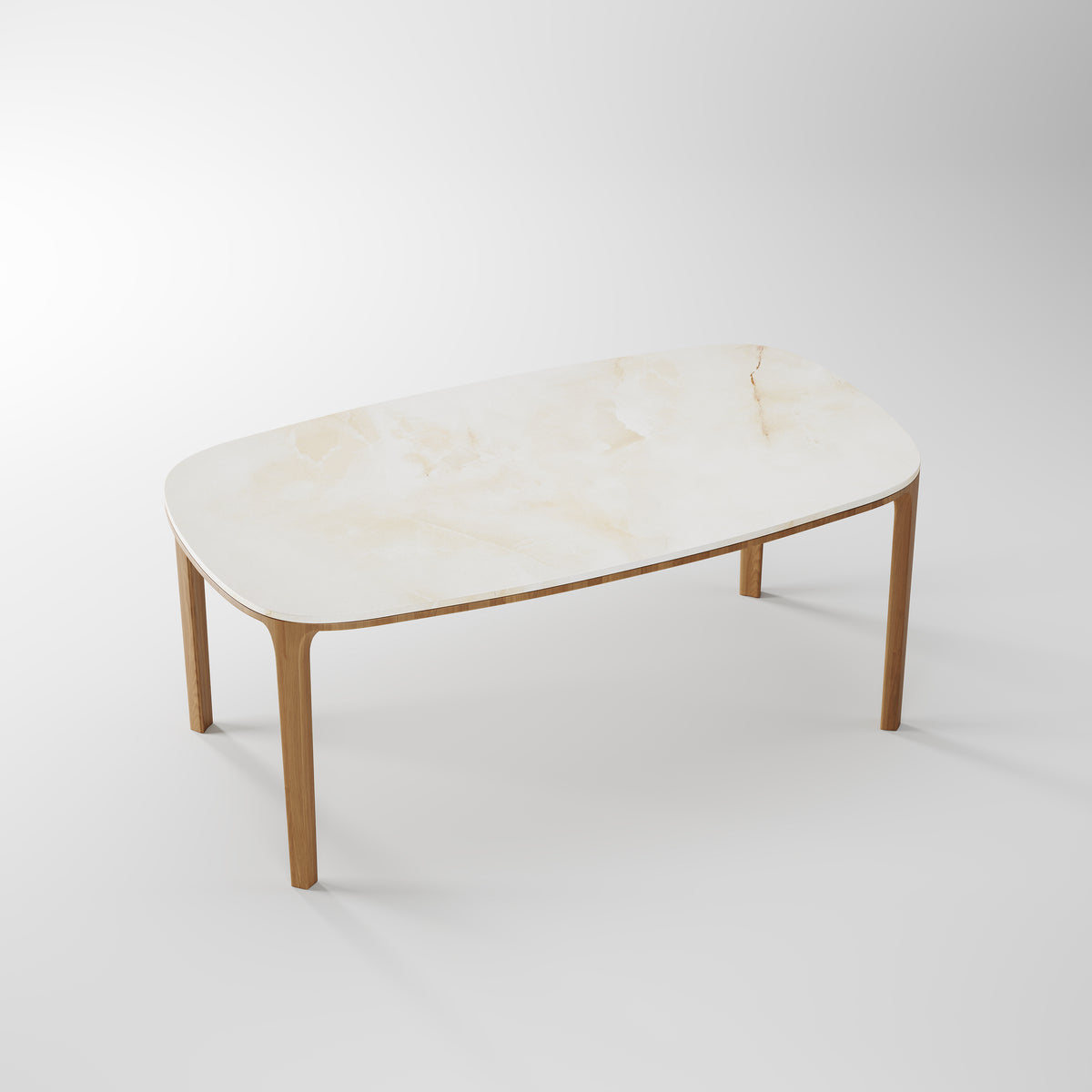 Light Solid Wood Simple Dining Table for Home Interior DT-2002