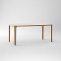 Light Solid Wood Simple Dining Table for Home Interior DT-2002