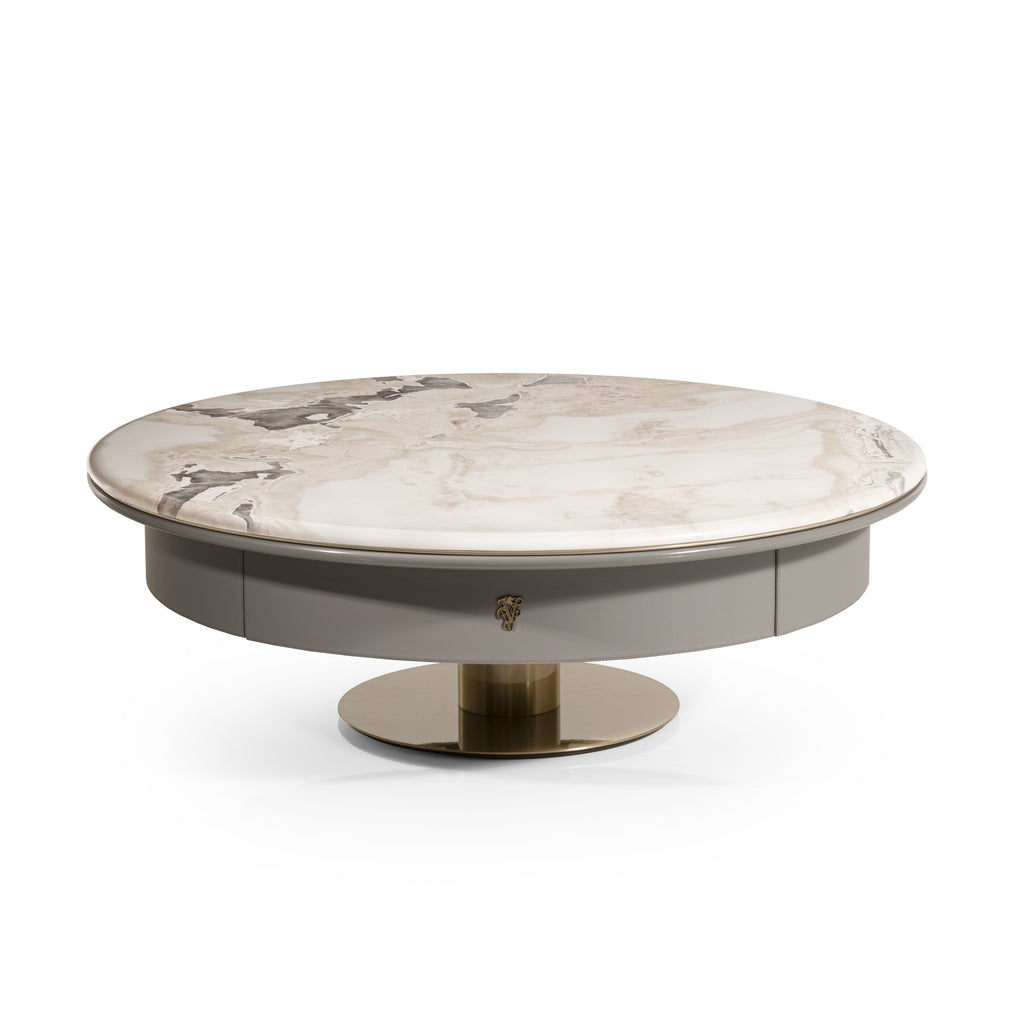 LuxeMarble Rotunda Tea Table