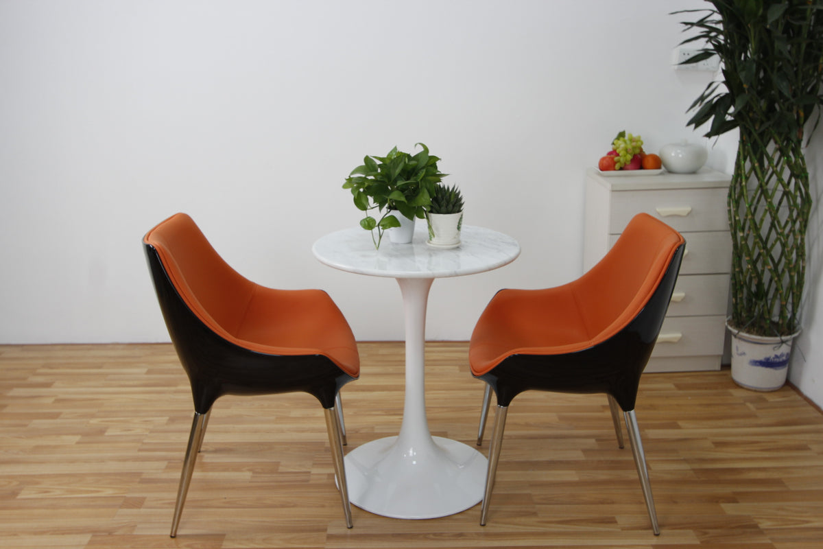 Vibrant Orange Accent Chair