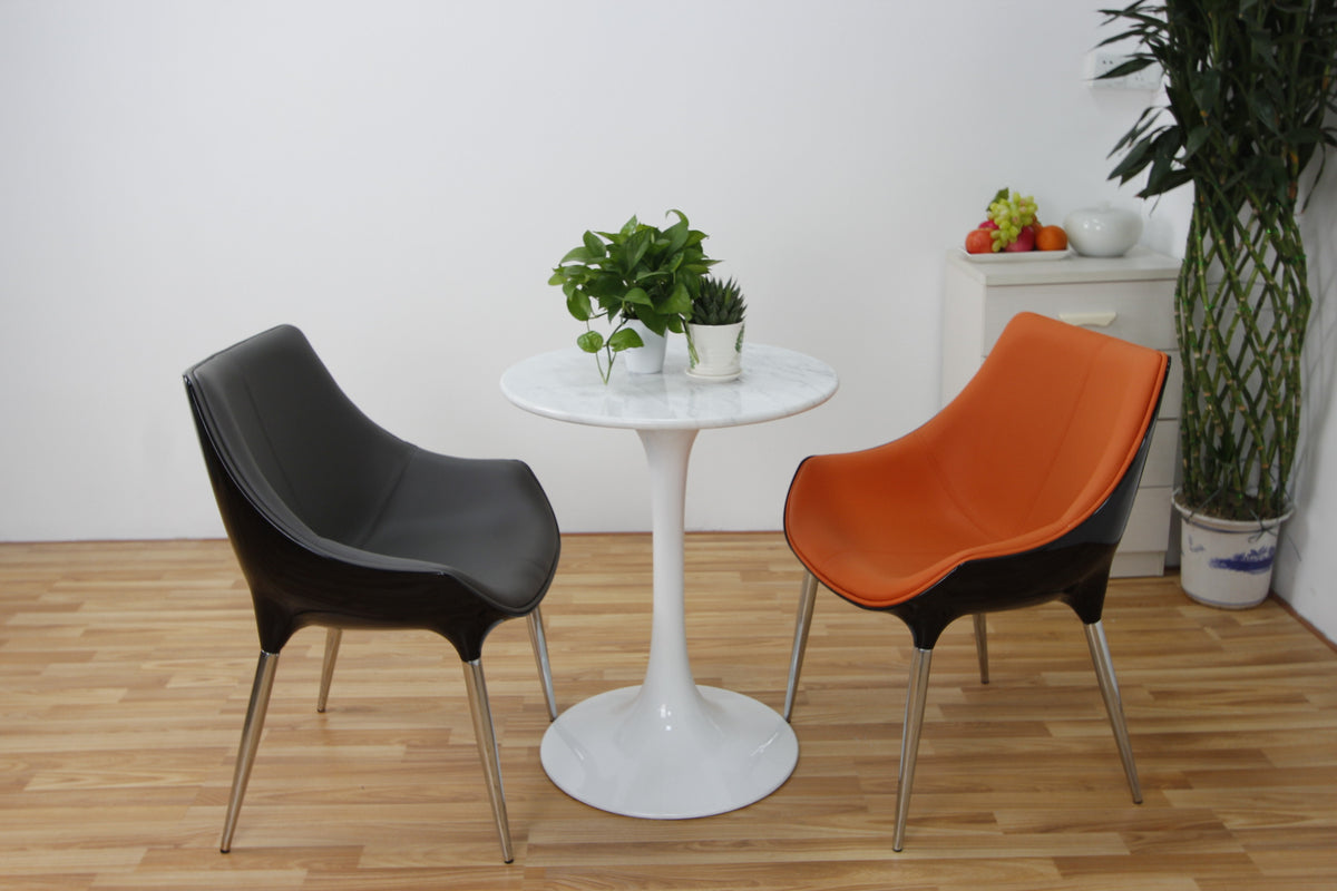 Vibrant Orange Accent Chair