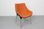 Vibrant Orange Accent Chair
