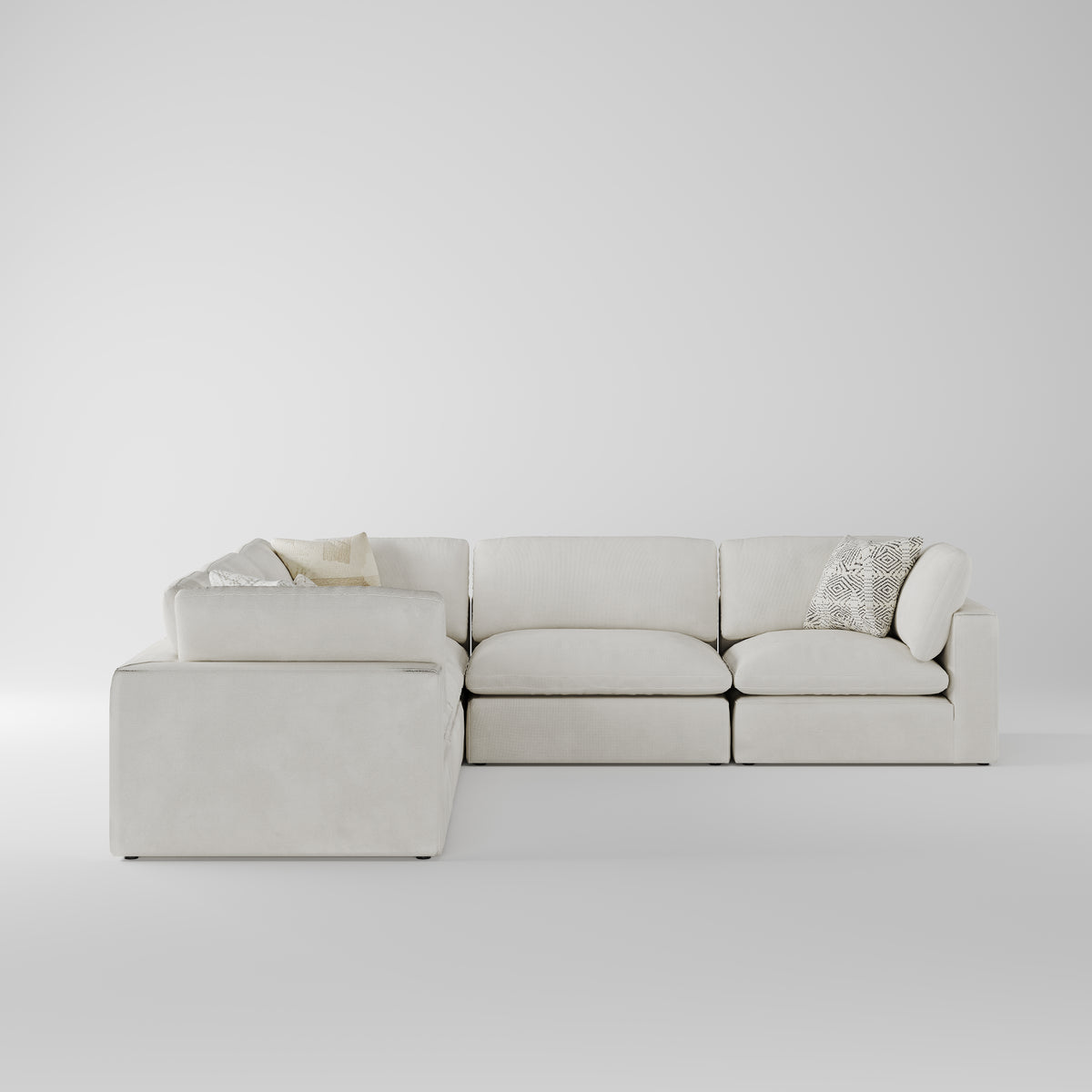 Custom L-shaped Corner Sofa for Large Residence SF-1002