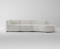 Soft Arc Fabric Sofa for Family Living Space SF-1005