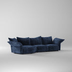 Deep Blue Modular Fabric Sofa SF-1007