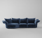 Deep Blue Modular Fabric Sofa SF-1007