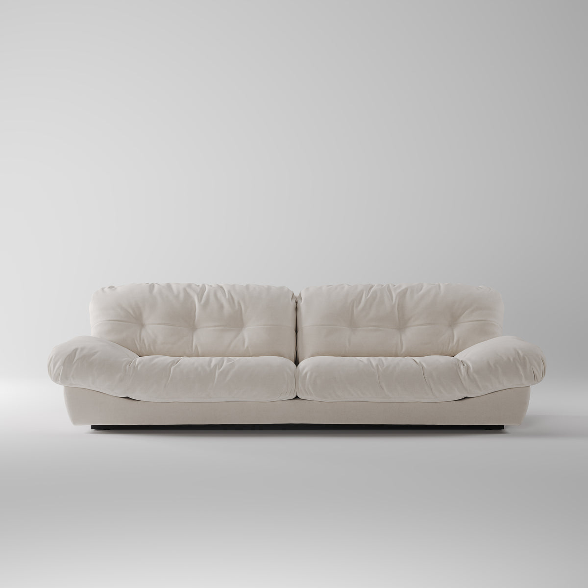 Minimalist Fluffy Upholstered Sofa for Residential Interior SF-1008