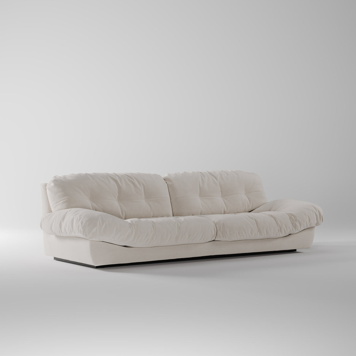 Minimalist Fluffy Upholstered Sofa for Residential Interior SF-1008