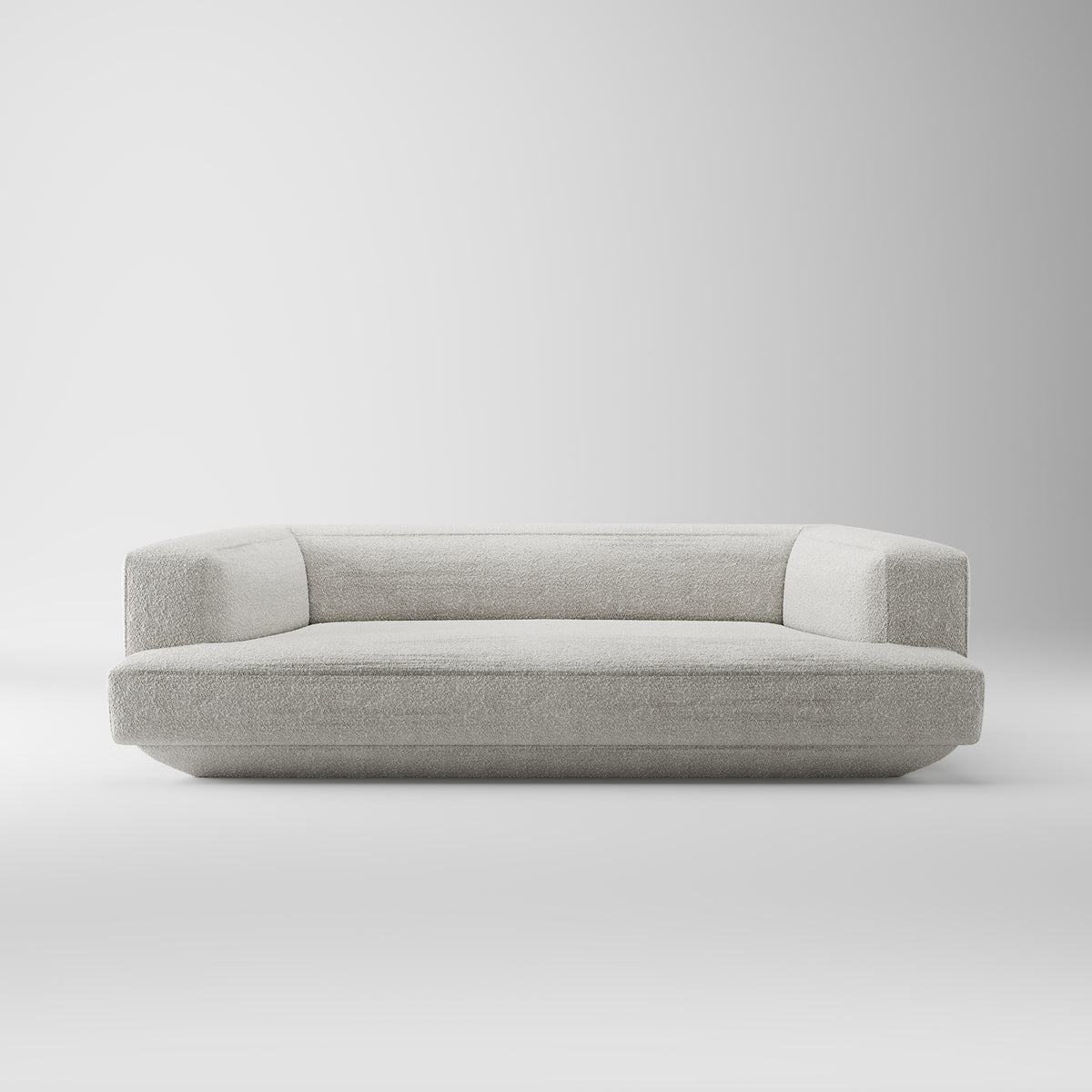 Minimalist Curved Upholstered Sofa for Hotel Lounge SF-1016