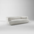 Minimalist Curved Upholstered Sofa for Hotel Lounge SF-1016