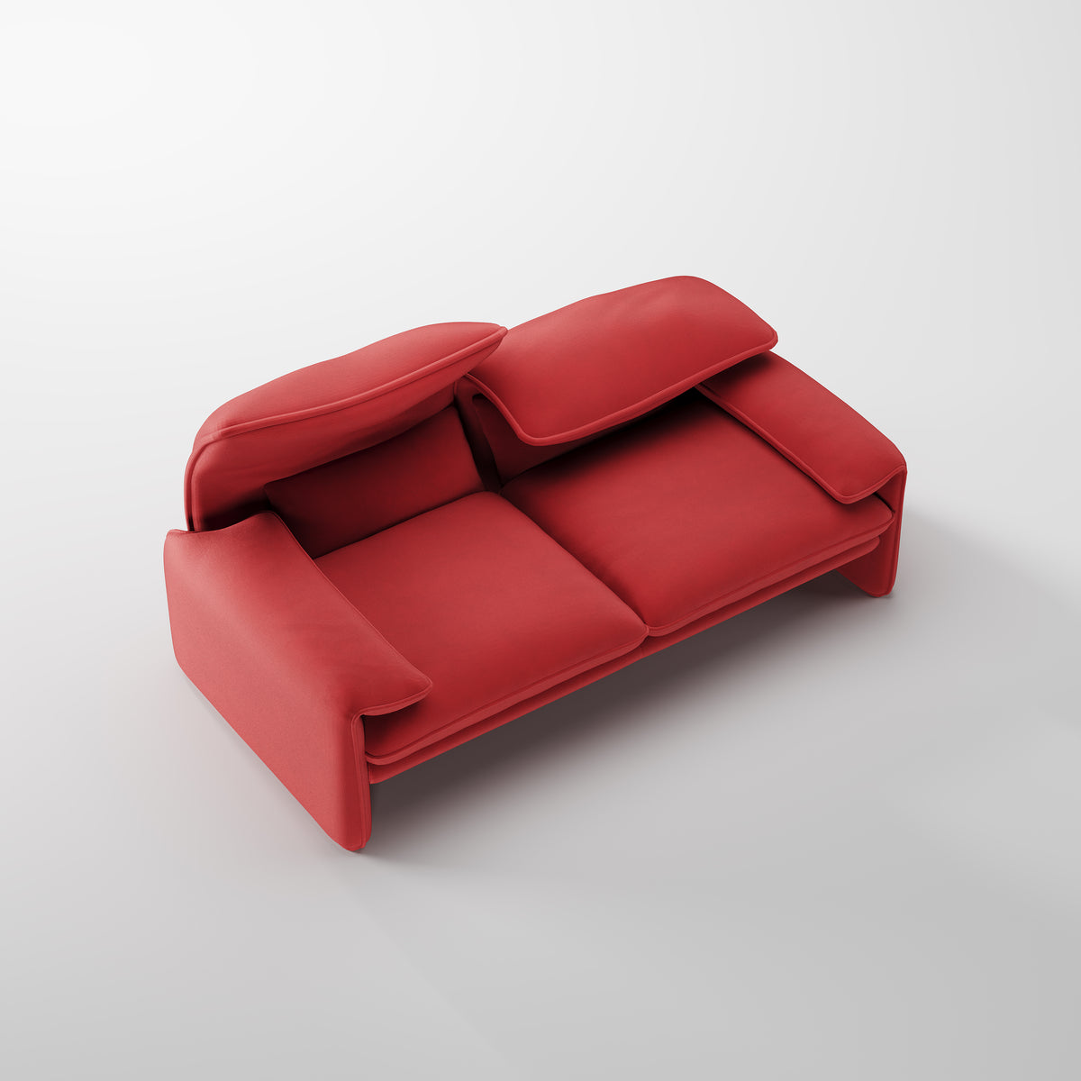 Vibrant Fabric Leisure Sofa for Villa Living Room SF-1017