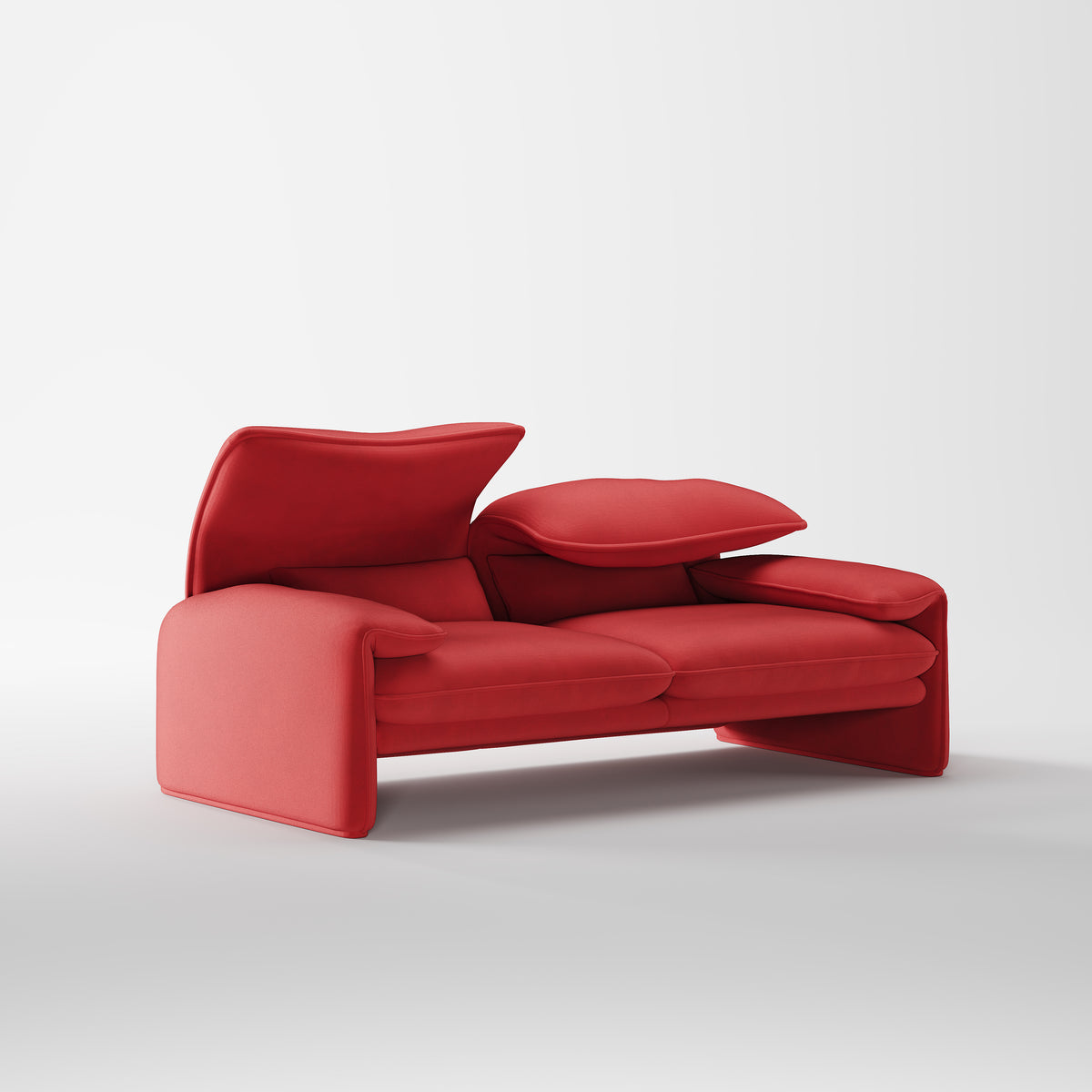 Vibrant Fabric Leisure Sofa for Villa Living Room SF-1017