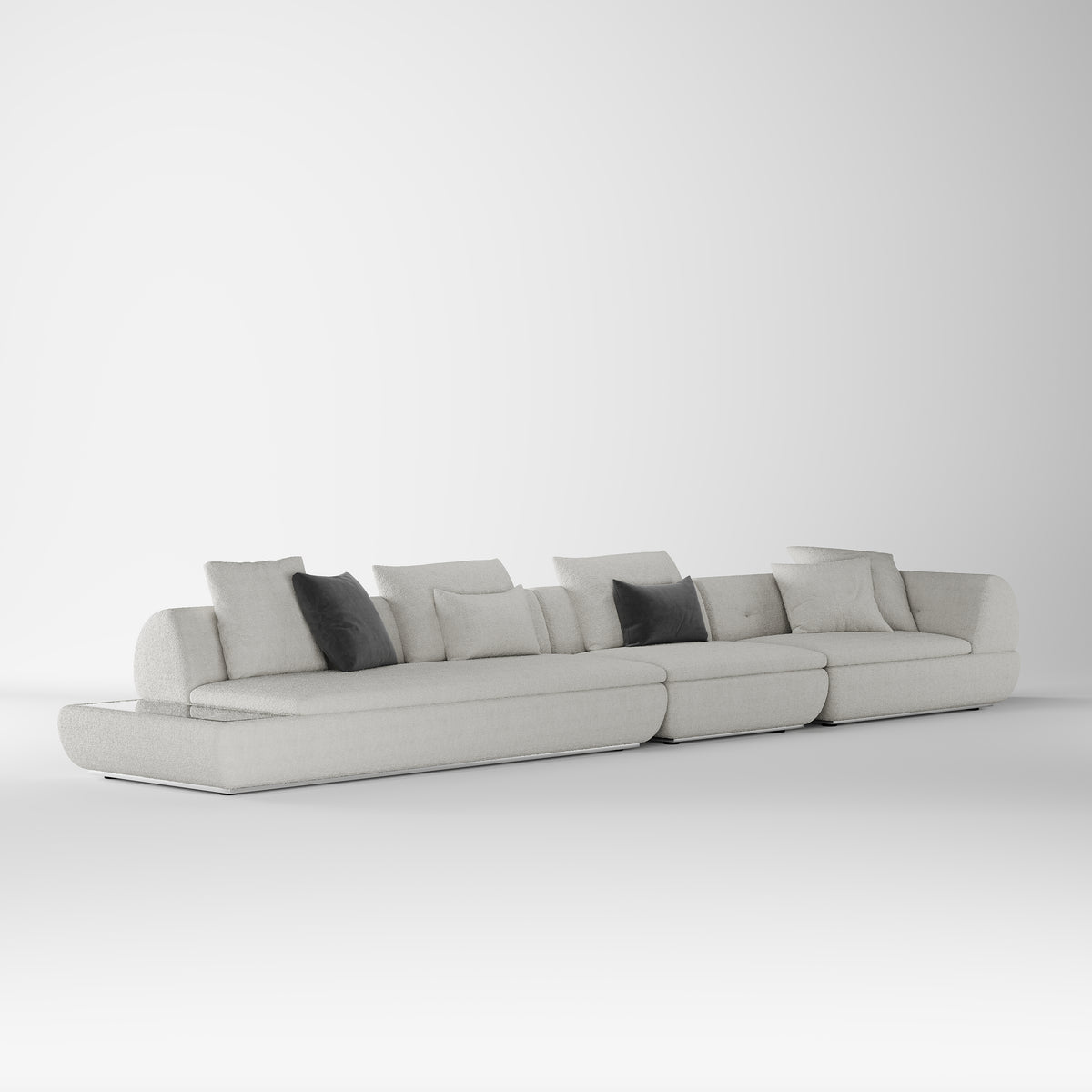 Neutral Tone Fabric Sofa for Hotel Guest Room SF-1019