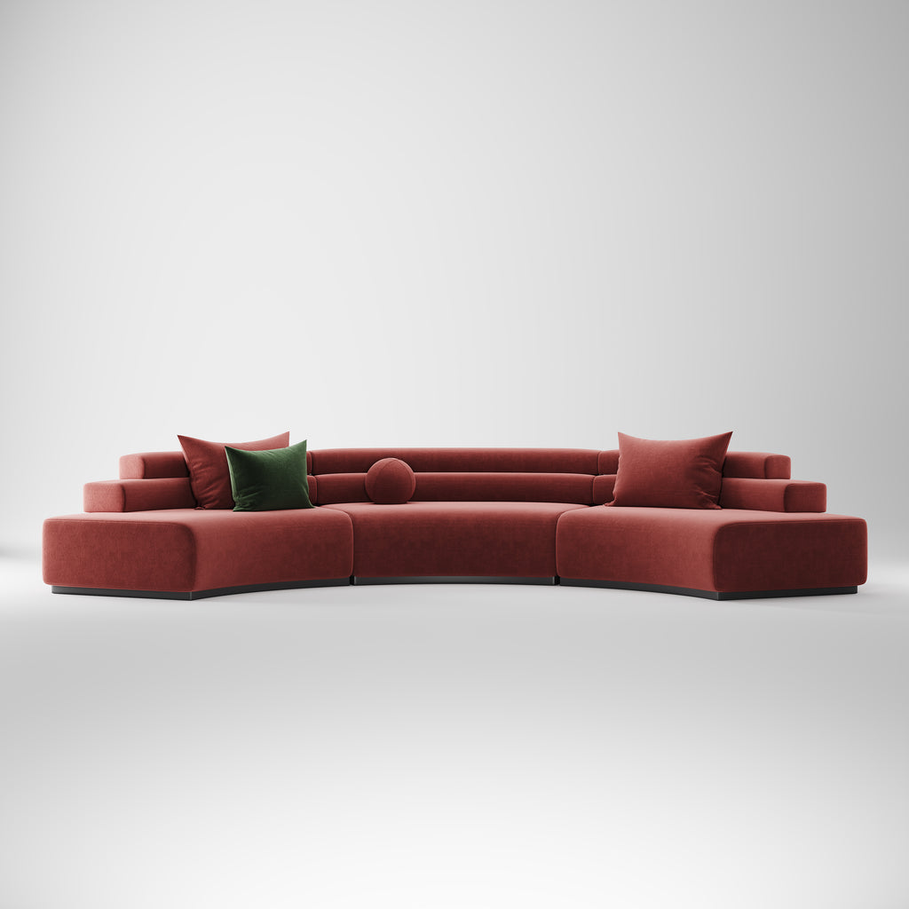 Soft Fabric Sectional Sofa for Home Interior Space SF-1023