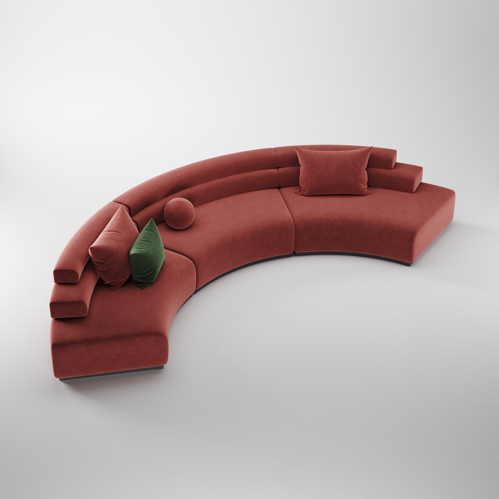 Soft Fabric Sectional Sofa for Home Interior Space SF-1023