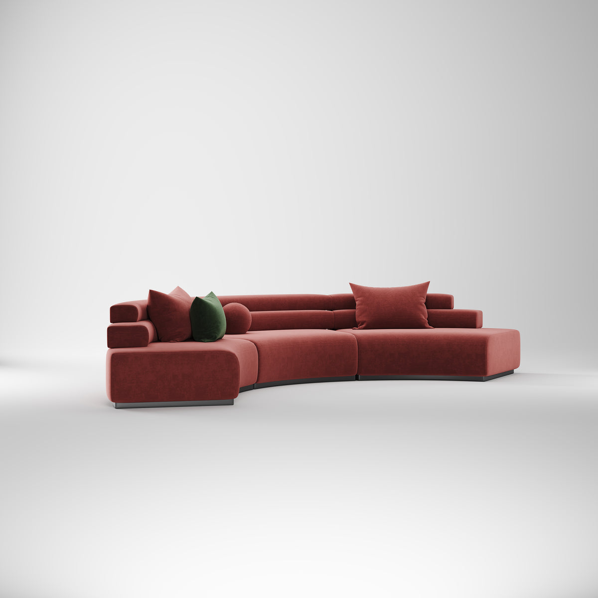 Soft Fabric Sectional Sofa for Home Interior Space SF-1023