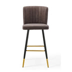 Upholstered 30'' Counter Stool with Metal Frame(Set of 2)