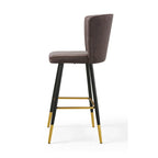 Upholstered 30'' Counter Stool with Metal Frame(Set of 2)