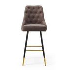 Upholstered 31'' Counter Stool with Metal Frame(Set of 2)