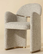 Textured Green Fabric Accent Dining Chair DC-1008