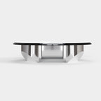 Round Floating Designer Coffee Table, Modern Art Center Table for Living Room A021