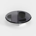 Round Floating Designer Coffee Table, Modern Art Center Table for Living Room A021