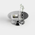 Creative Funnel Shaped Coffee Table, Designer Center Table with Metal Base A027