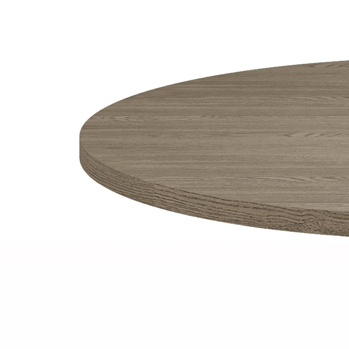 59"W Round White and Gray 5-Pc Dining Table Set