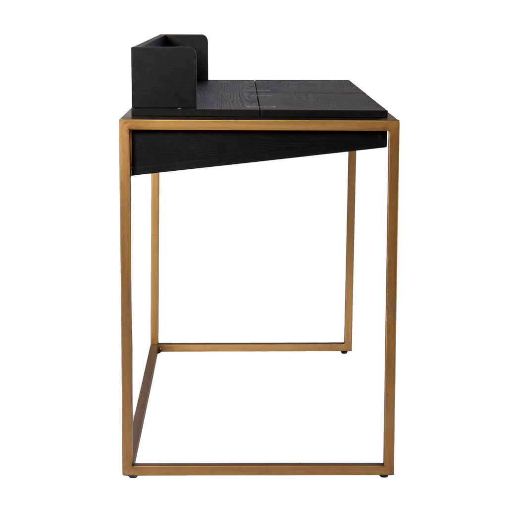 Flip-Top Desk Storage