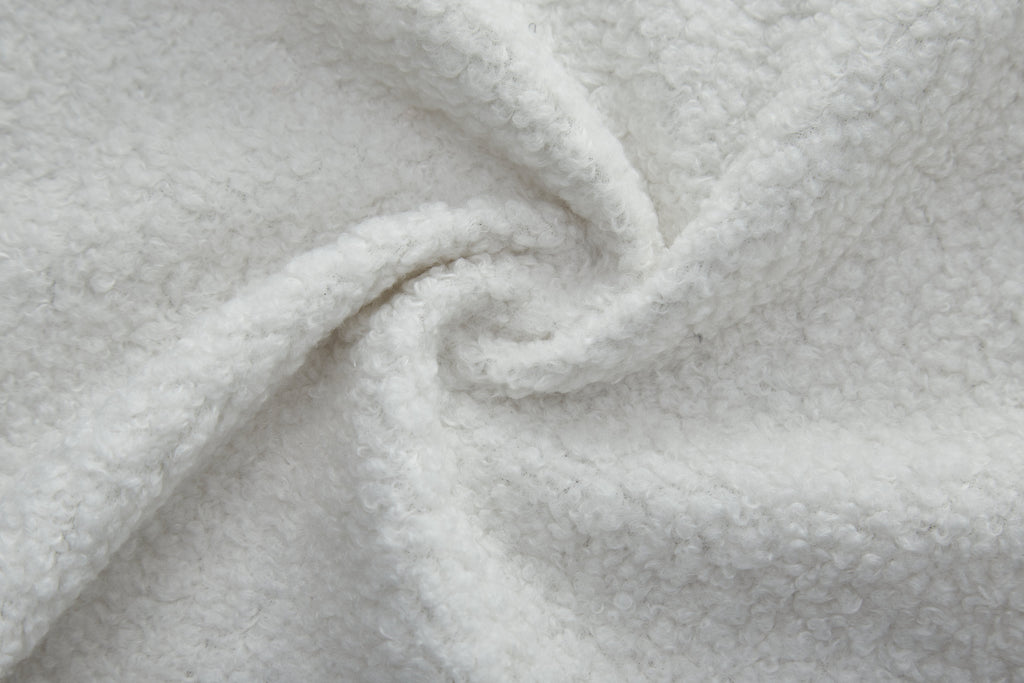 Convertible Teddy Fabric Foam-Filled Sleeper Sofa Bed